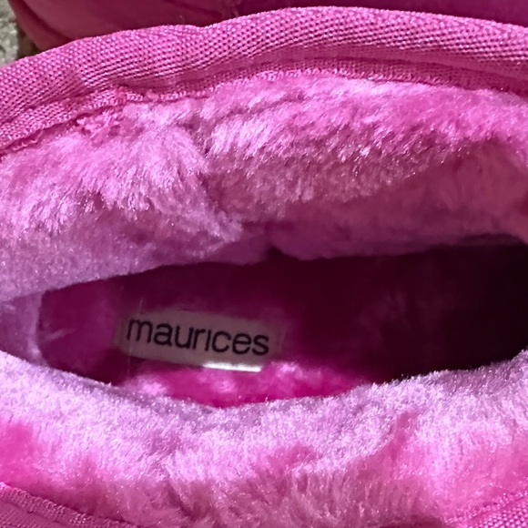 Maurices Pink Winter Boots - Picture 2 of 4